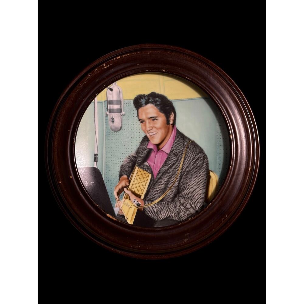 1990 Elvis Presley A Studio Session Delphi Limited Edition Collector Plate VTG